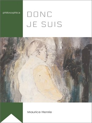 cover image of Donc je suis